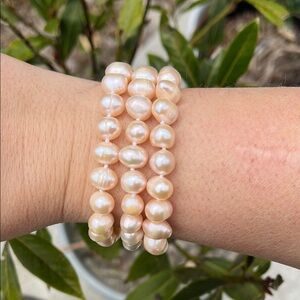Elegant Genuine Pearl Bracelet